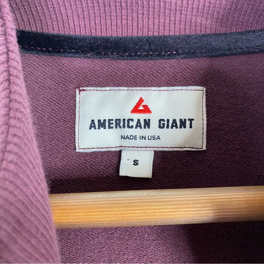 American Giant Purple Long Sleeve Moto Dress View 5